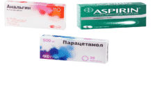 Совместимость Парацетамола, Анальгина и Аспирина